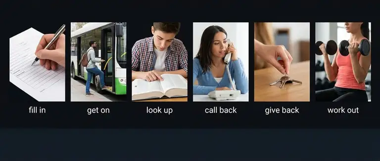 Phrasal Verbs auf Englisch