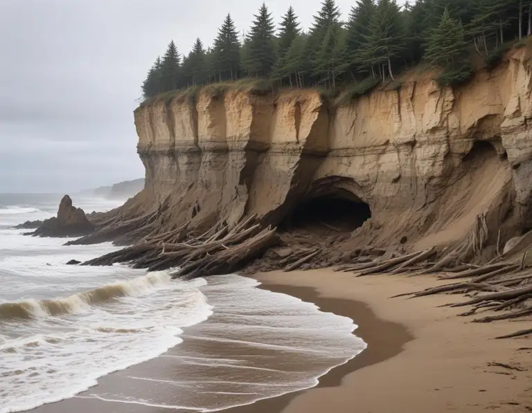 coastal erosion