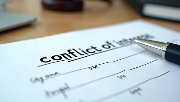 conflict of interest form