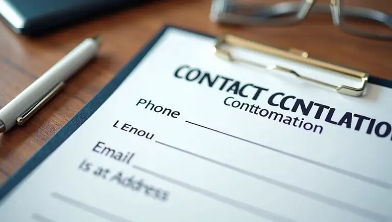 contact details