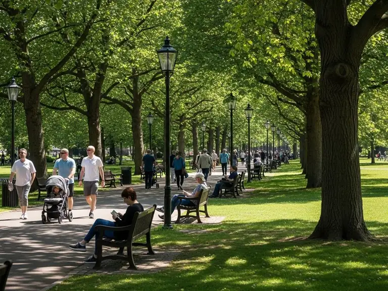 in the park