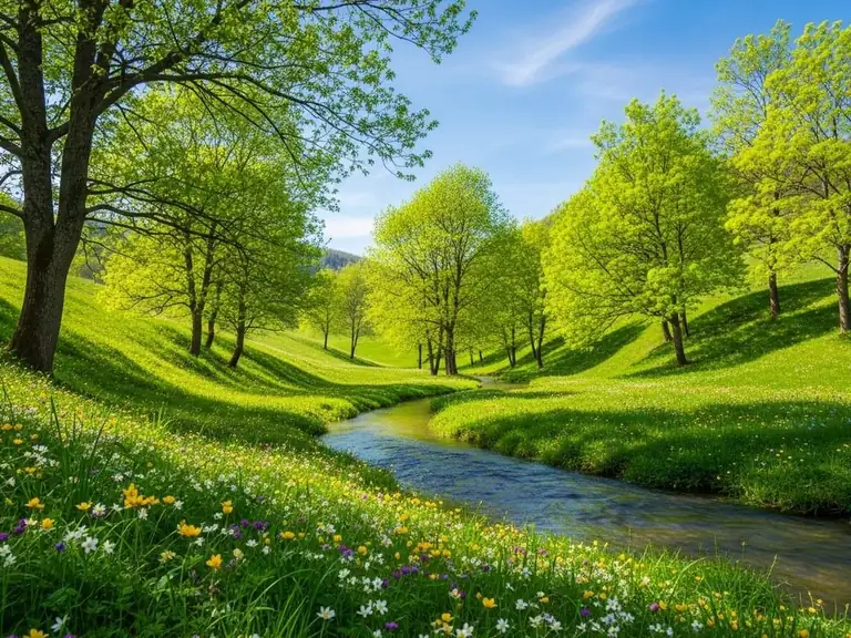 in the spring