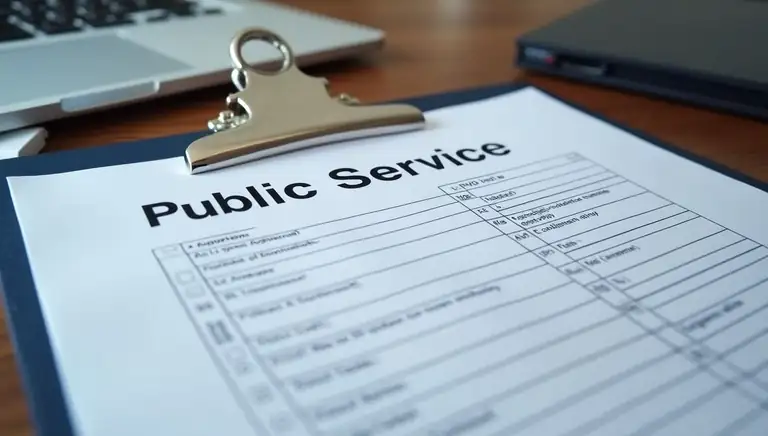 public service form