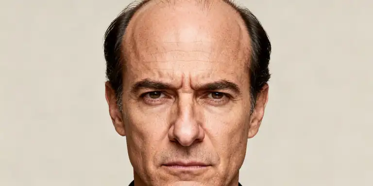 receding hairline
