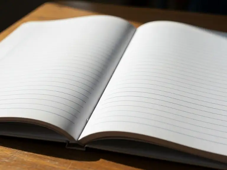 ruled notebook