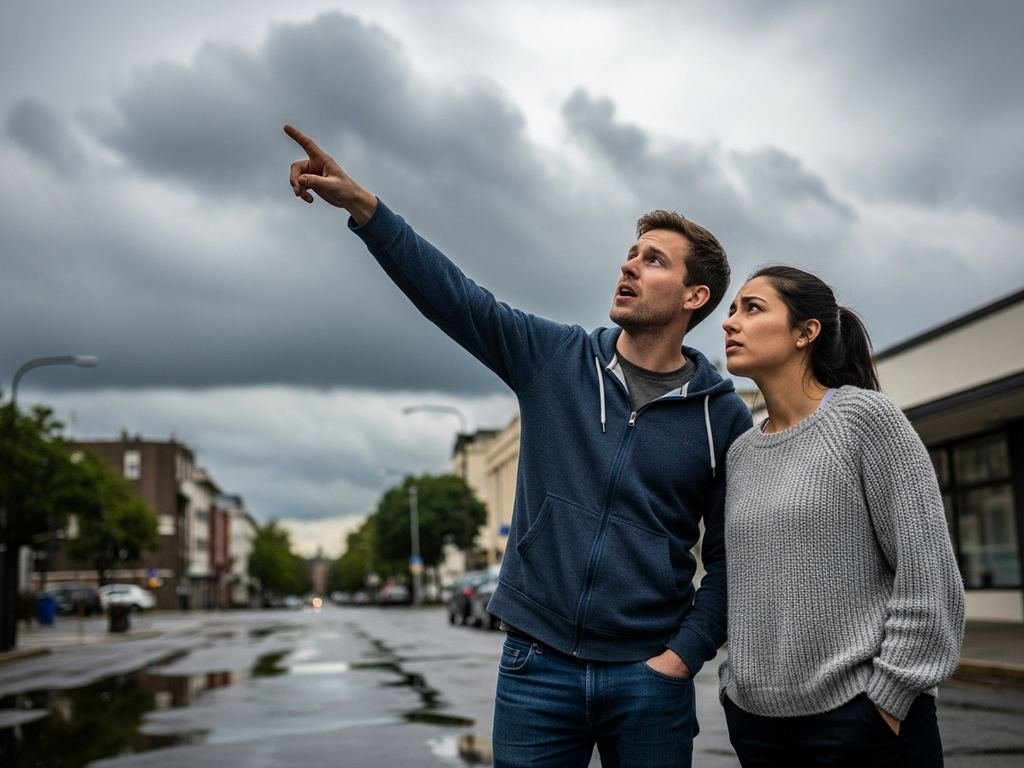 Regnet es vielleicht?