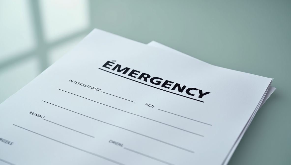 emergency form