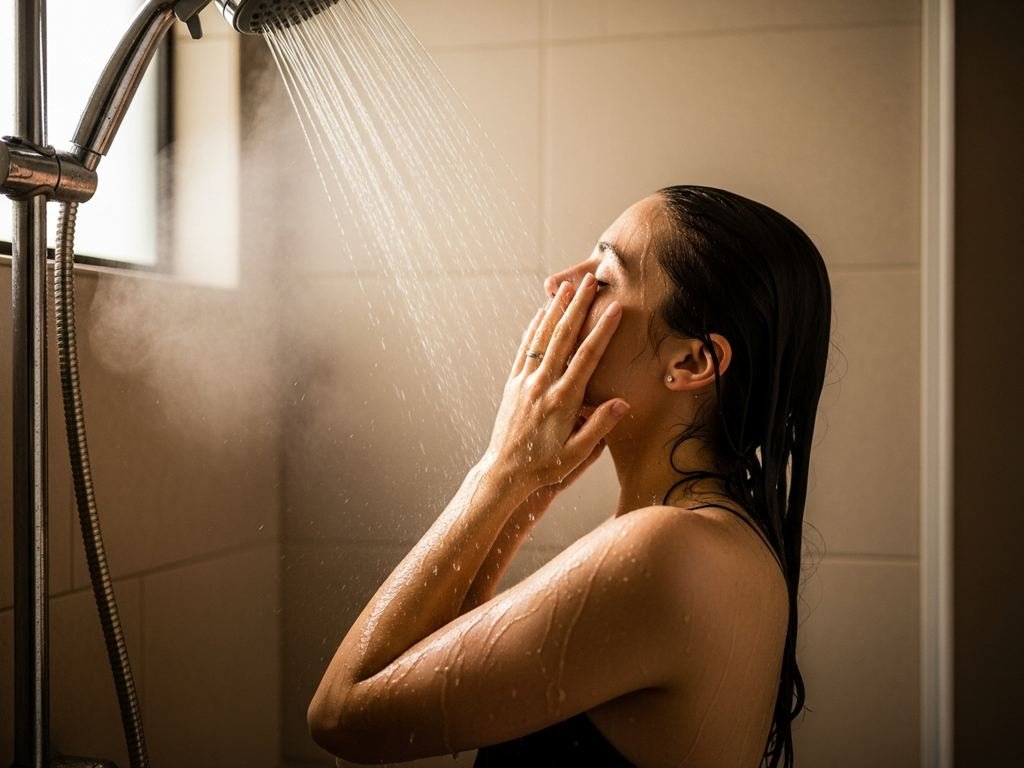 в душе
