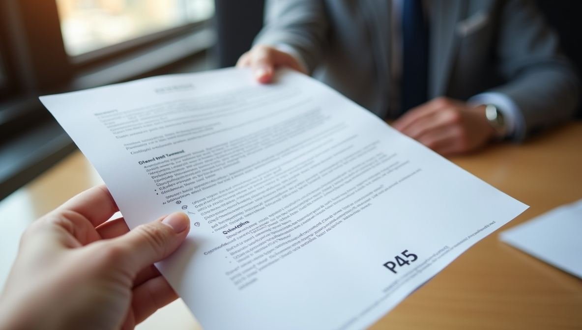 P45 form