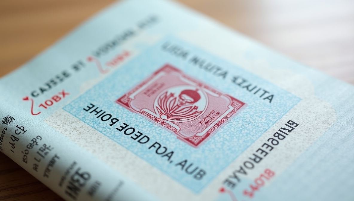 визовый штамп